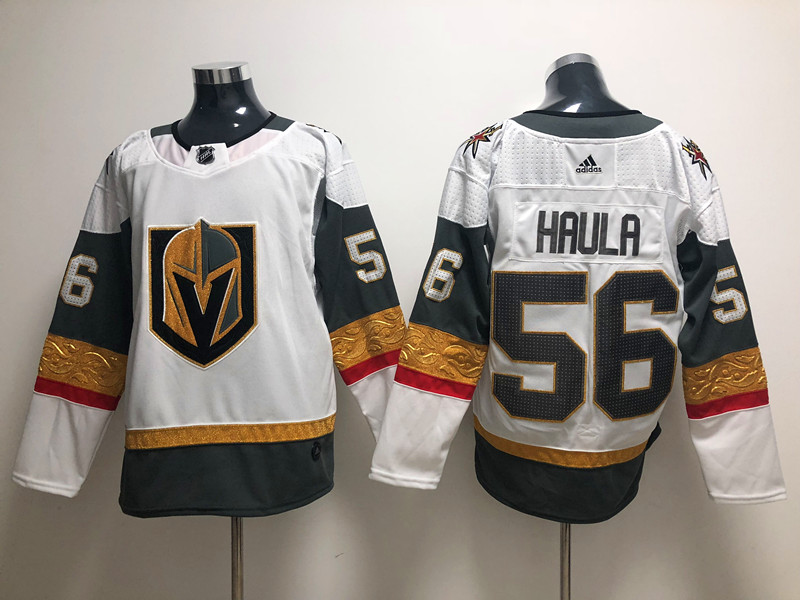 Men's Vegas Golden Knights Erik Haula #56 White Breakaway Jersey
